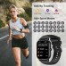 Smart Watch(Answer/Make Call), 1.85" Smartwatch for Men Women IP68 Waterproof, 110+ Sport Modes, Fitness Activity Tracker, Heart Rate Sleep Monitor, Pedometer, Smart Watches for Android iOS, 2023