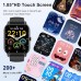 Smart Watch(Answer/Make Call), 1.85" Smartwatch for Men Women IP68 Waterproof, 110+ Sport Modes, Fitness Activity Tracker, Heart Rate Sleep Monitor, Pedometer, Smart Watches for Android iOS, 2023