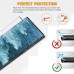 [2+2 Pack] Galaxy S22 Ultra 5G Screen Protector, 2 Pack Tempered Glass Screen Protector +2 Pack Tempered Glass Camera Lens Protector,3D Curved,9H Tempered Glass,Touch Sensitive,Fingerprint Support.